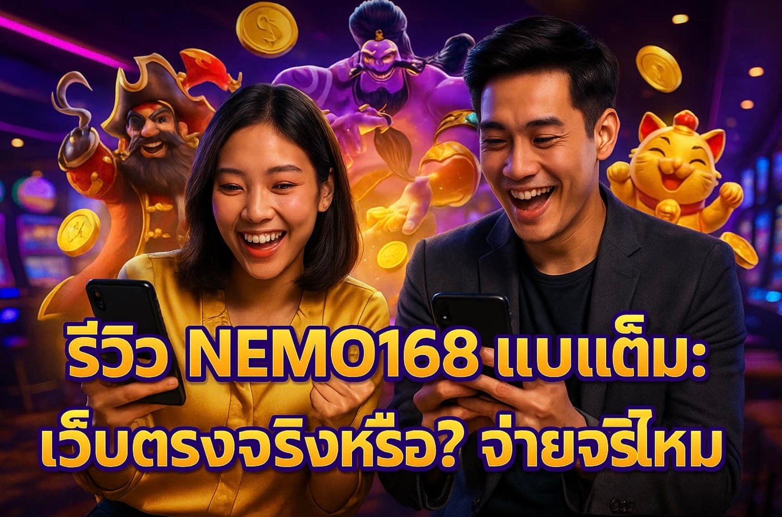 รีวิว NEMO168 แบบเต็ม เว็บตรงจริงหรือ จ่ายจริงไหม